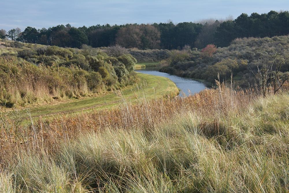 Voorraadkanaal met schouwpad erlangs