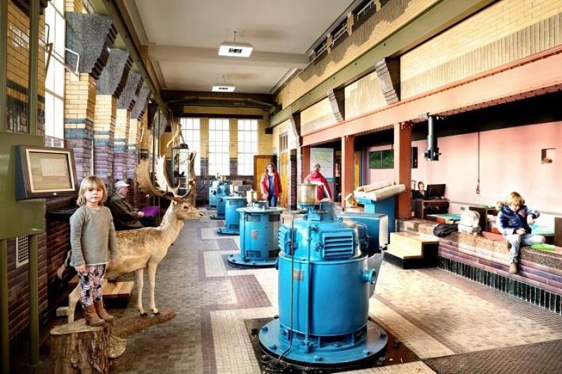 Afbeelding van interieur bezoekerscentrum De Oranjekom