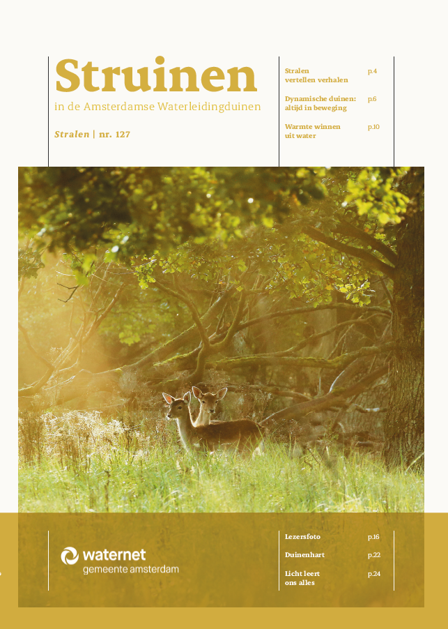 Cover van het magazine Struinen met een foto van twee hindes